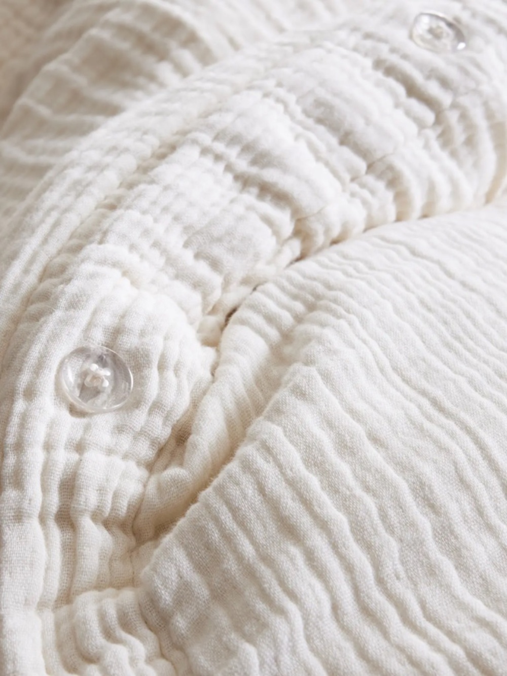 Quince Organic Cotton Gauze Duvet Cover - King / Cal King - Picture 5 of 6